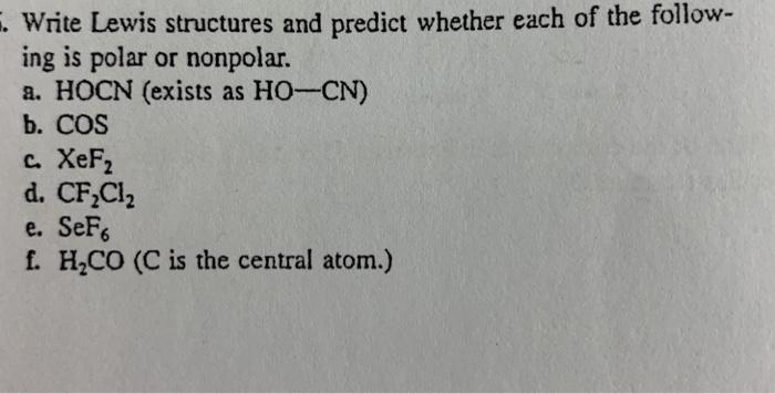 hocn lewis structure