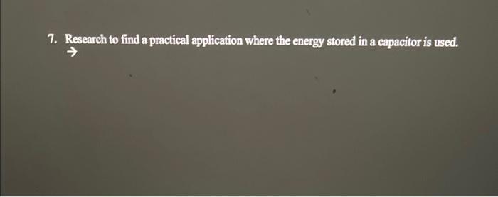 Solved 5. How would using a capacitor to light a bulb | Chegg.com