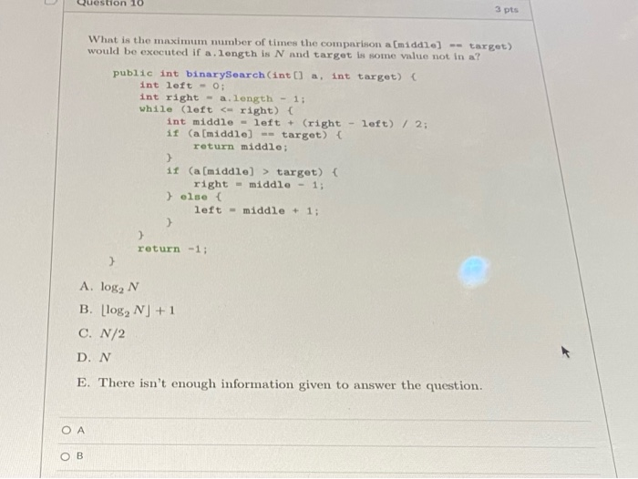 Solved Question 10 3 pts What is the maximum number of times | Chegg.com