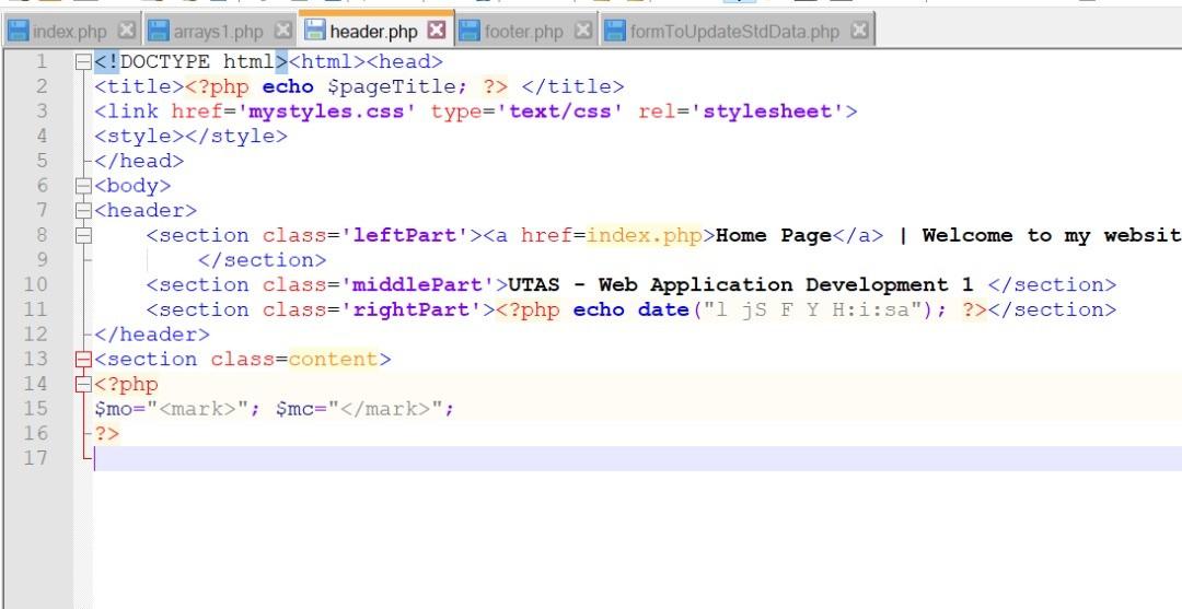 Download the file arrays.php from Moodle and study | Chegg.com