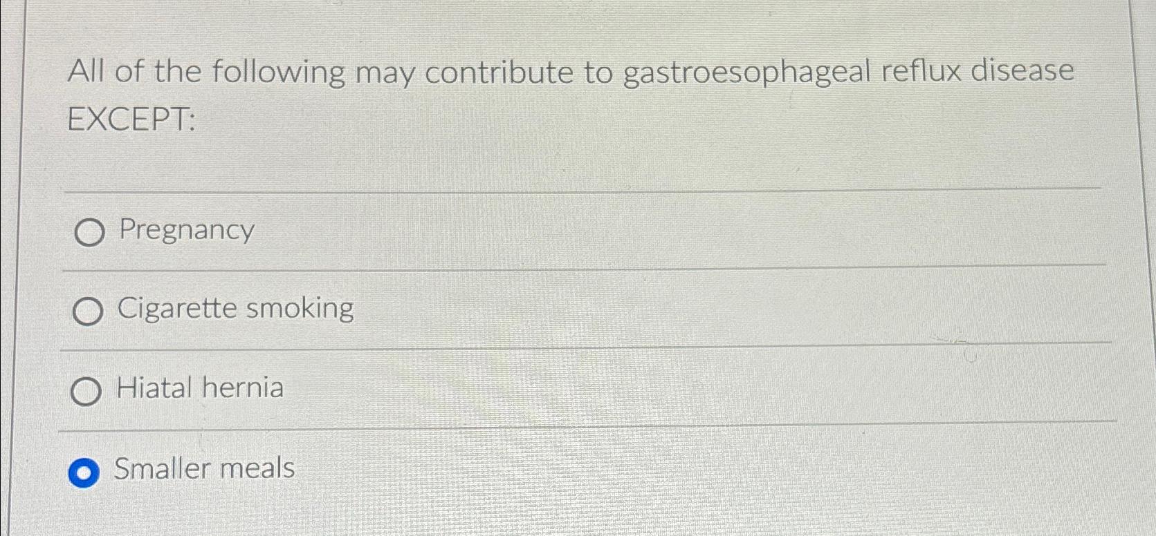 Solved All of the following may contribute to | Chegg.com