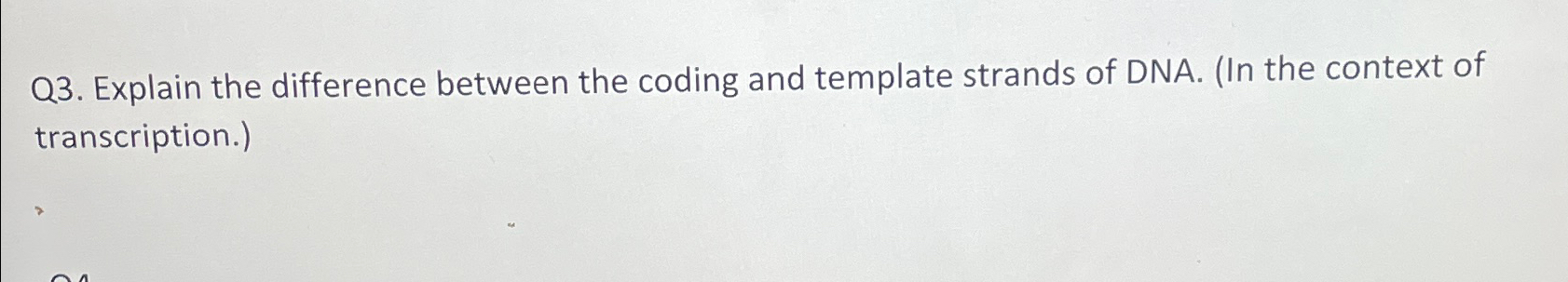 Solved Q3. ﻿Explain the difference between the coding and | Chegg.com
