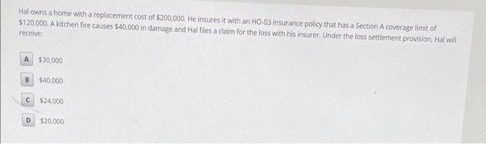 solved-hal-owns-a-home-with-a-replacement-cost-of-200-000-chegg