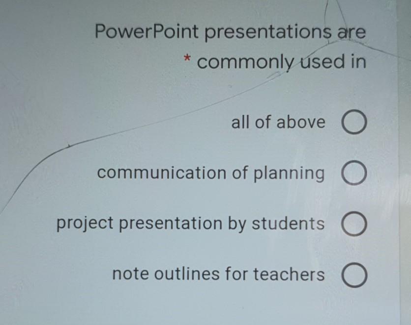 powerpoint presentations are commonly utilized by