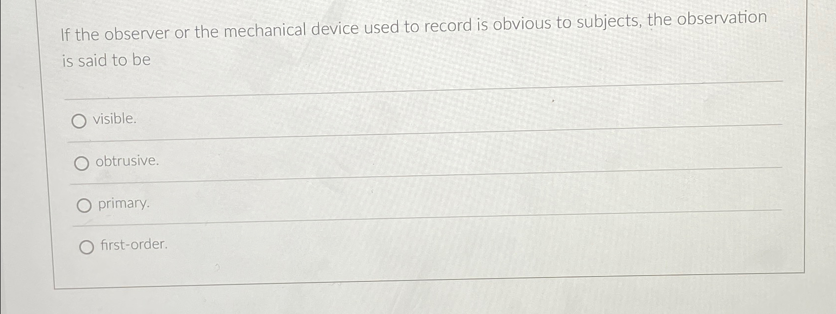Solved If the observer or the mechanical device used to