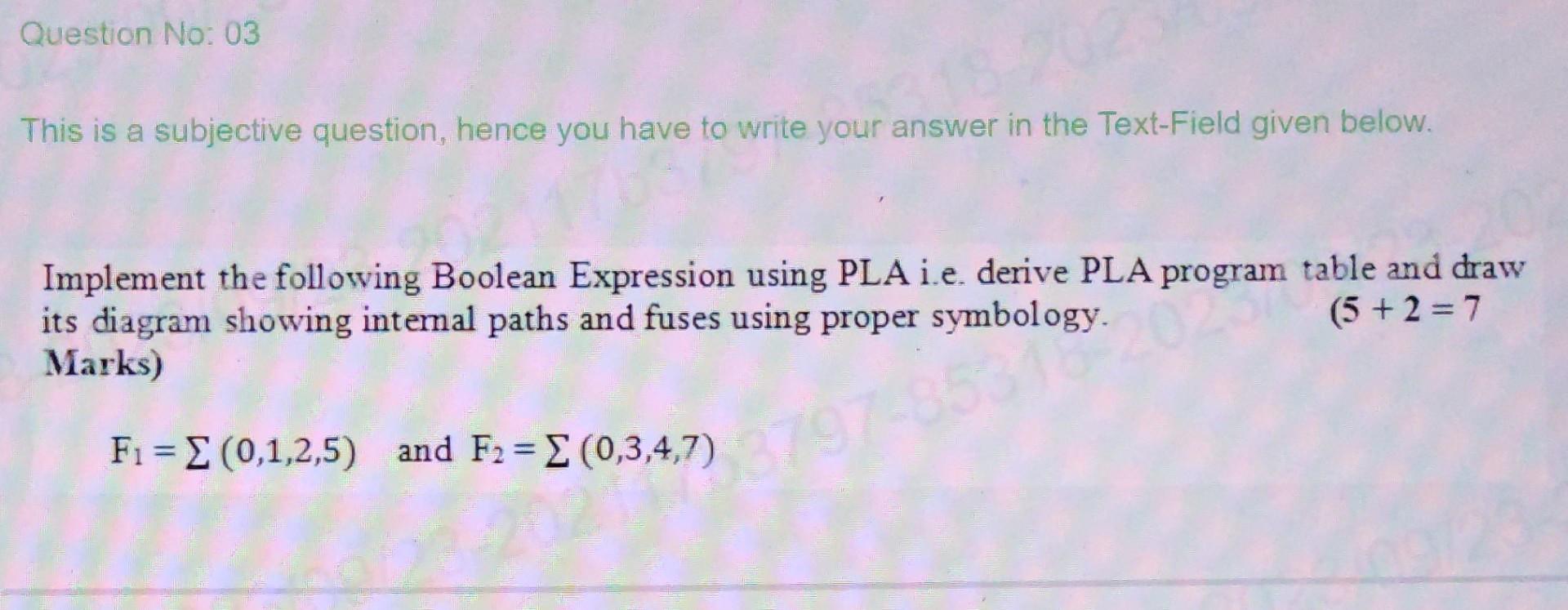 Solved This is a subjective question, hence you have to | Chegg.com