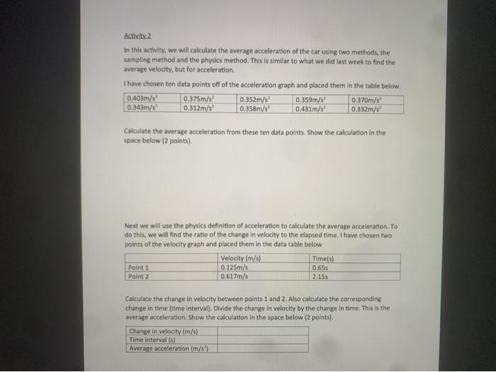 Solved Activity: 2 In this activity, we will calculate the | Chegg.com