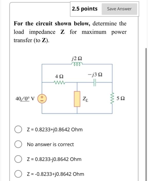 Solved For The Circuit Shown Below, Determine The Load | Chegg.com