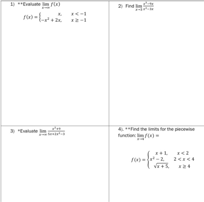 evaluate lim x 2 x2 5x 6 x2 4