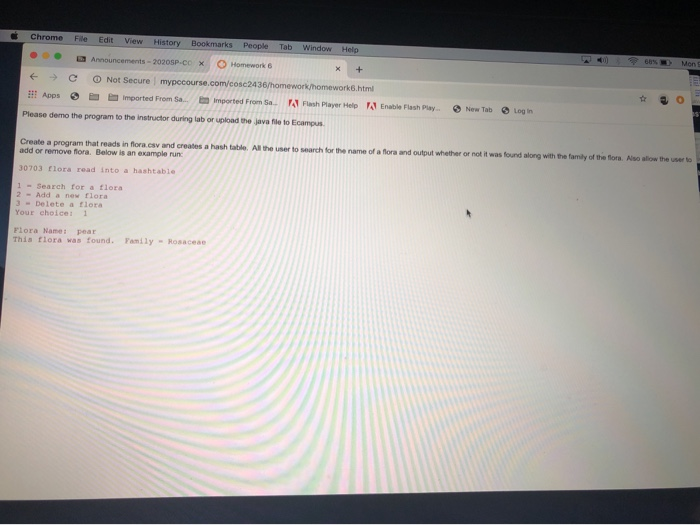 Solved Chrome File Edit View History Bookmarks People Tab | Chegg.com