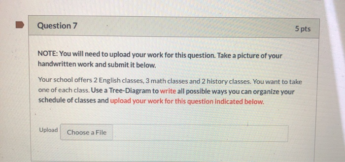 Solved Question 7 5 pts NOTE: You will need to upload your | Chegg.com