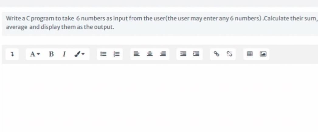 Solved Write a C program to take 6 numbers as input from the | Chegg.com