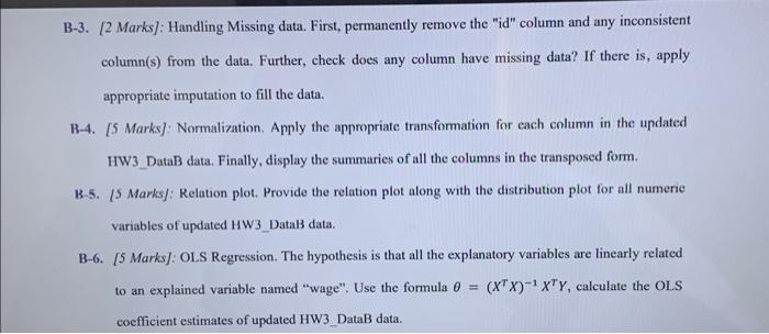 Solved Problem B [50 Marks]: Solve All The Questions Using | Chegg.com