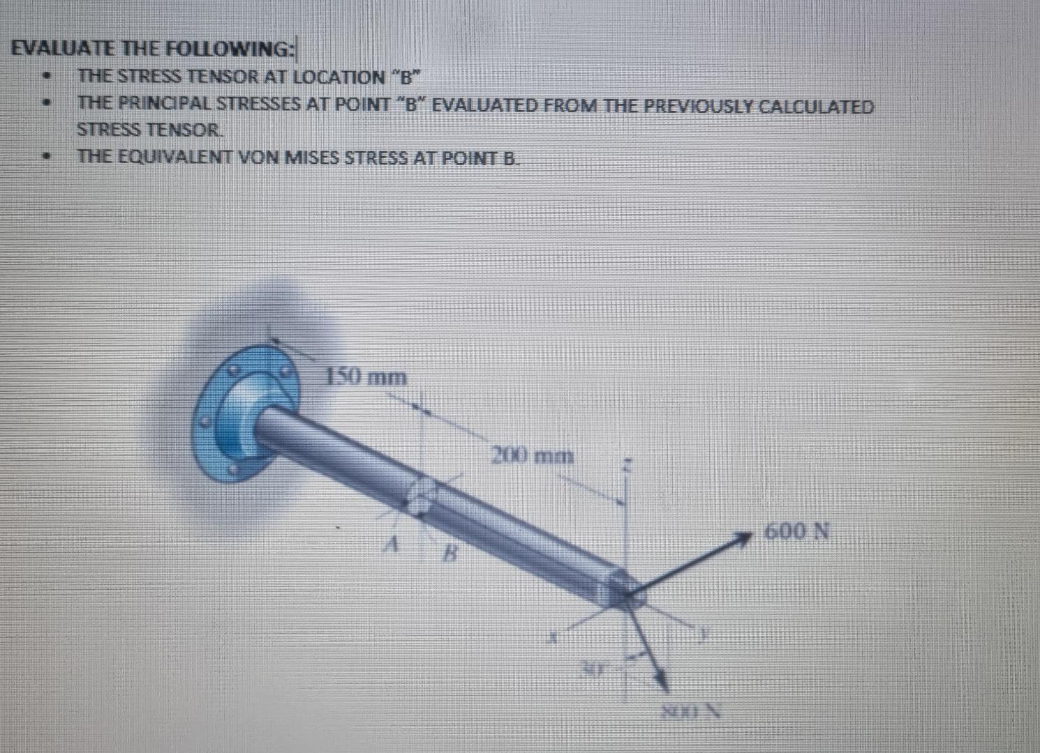 Solved EVALUATE THE FOLLOWING: . THE STRESS TENSOR AT | Chegg.com