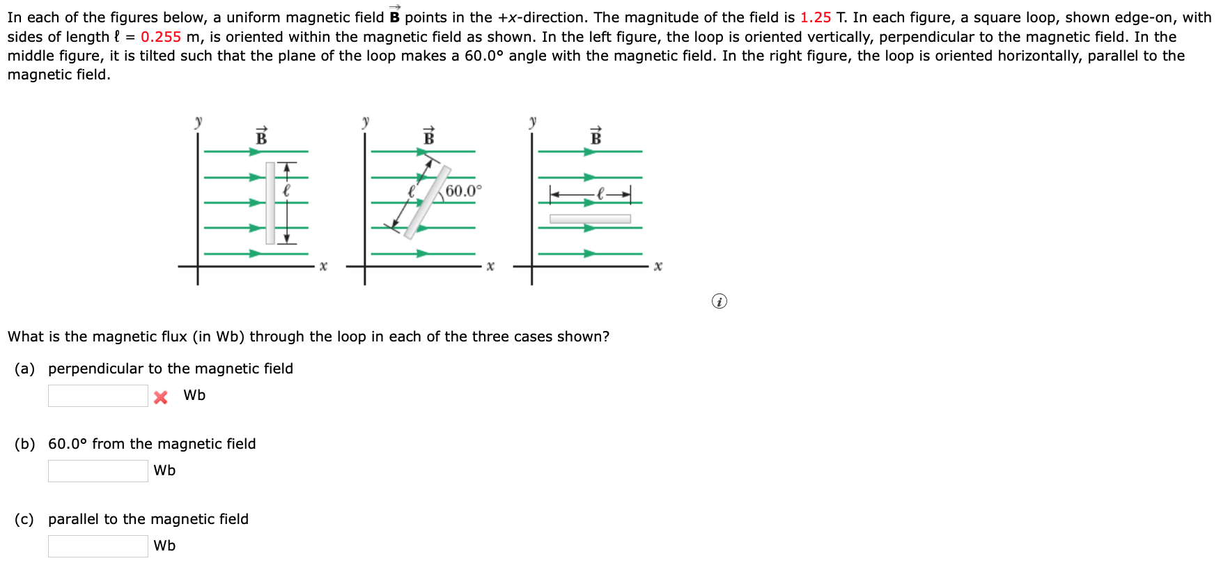 Solved In each of the figures below, a uniform magnetic | Chegg.com