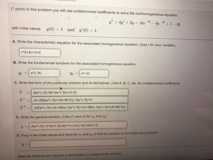 solved-1-point-in-this-problem-you-will-use-undetermined-chegg
