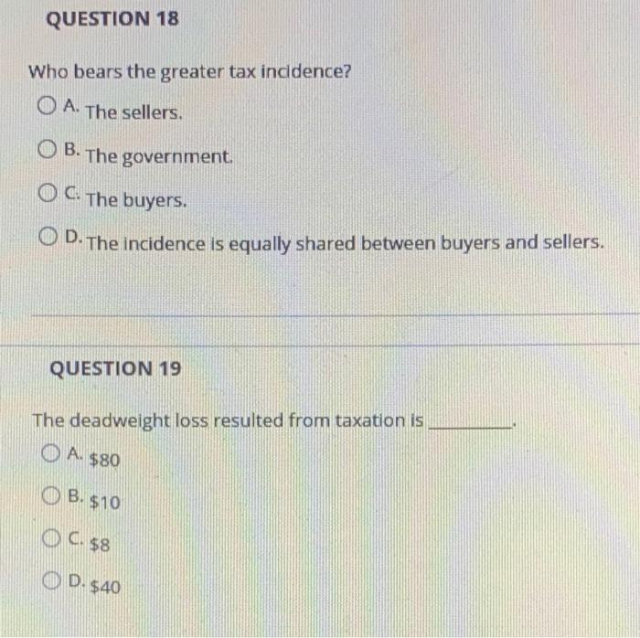 Solved Questions 17 through 19 are based on the following | Chegg.com