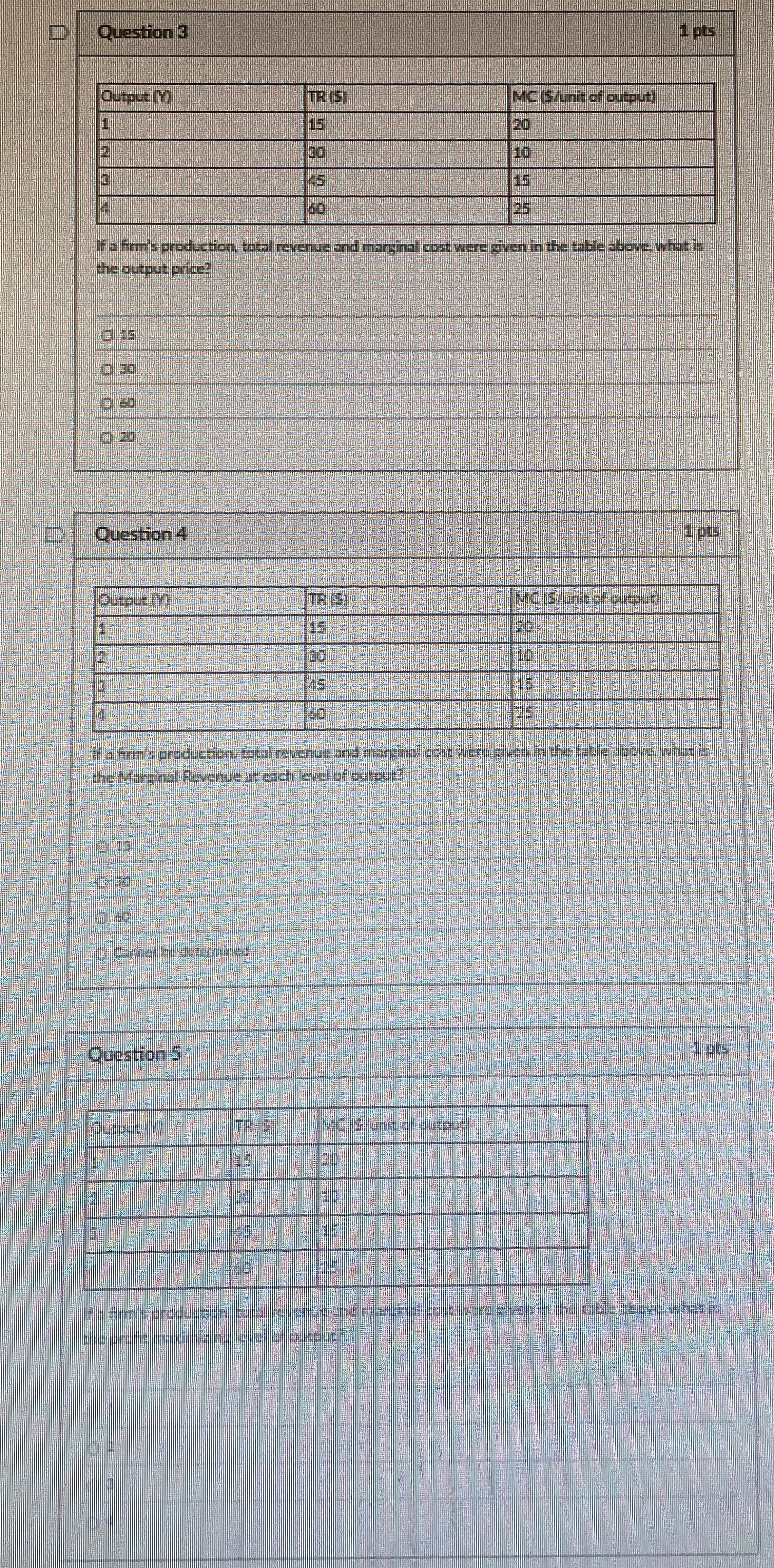 Solved Please answer all three parts Question 3It a finme | Chegg.com