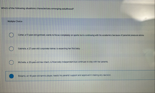 Solved Which of the following situations characterizes | Chegg.com