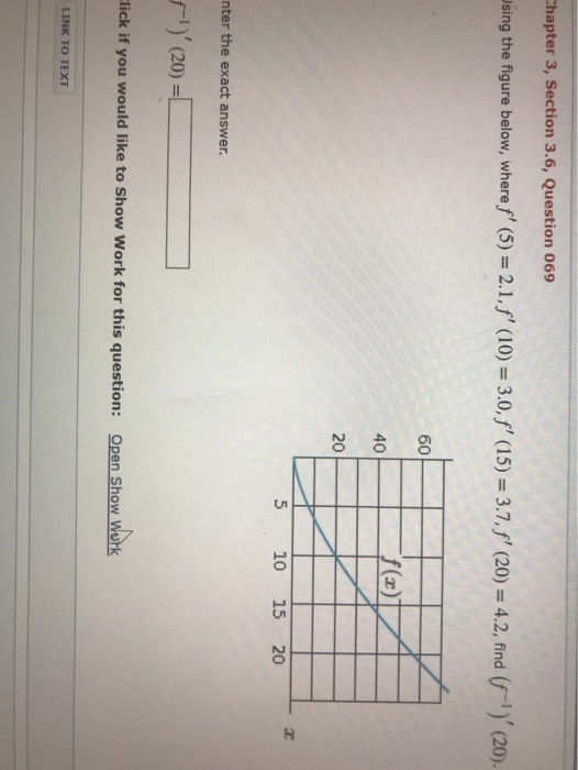 Solved Chapter 3, Section 3.6, Question 069 Using the figure | Chegg.com