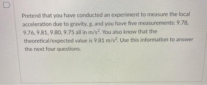 Solved Pretend that you have conducted an experiment to | Chegg.com