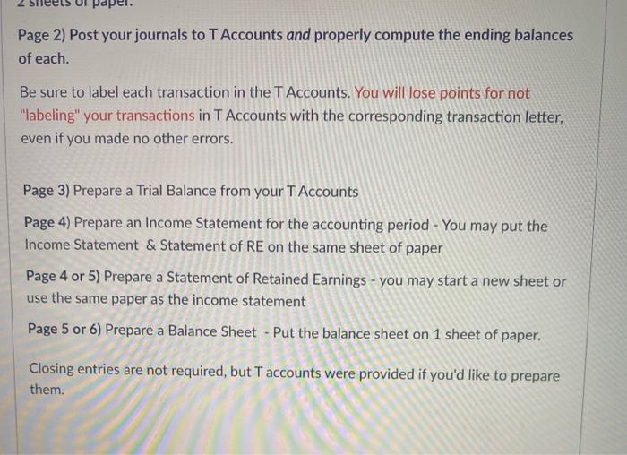 COMPREHENSIVE PROBLEM : The Accounting Cycle | Chegg.com