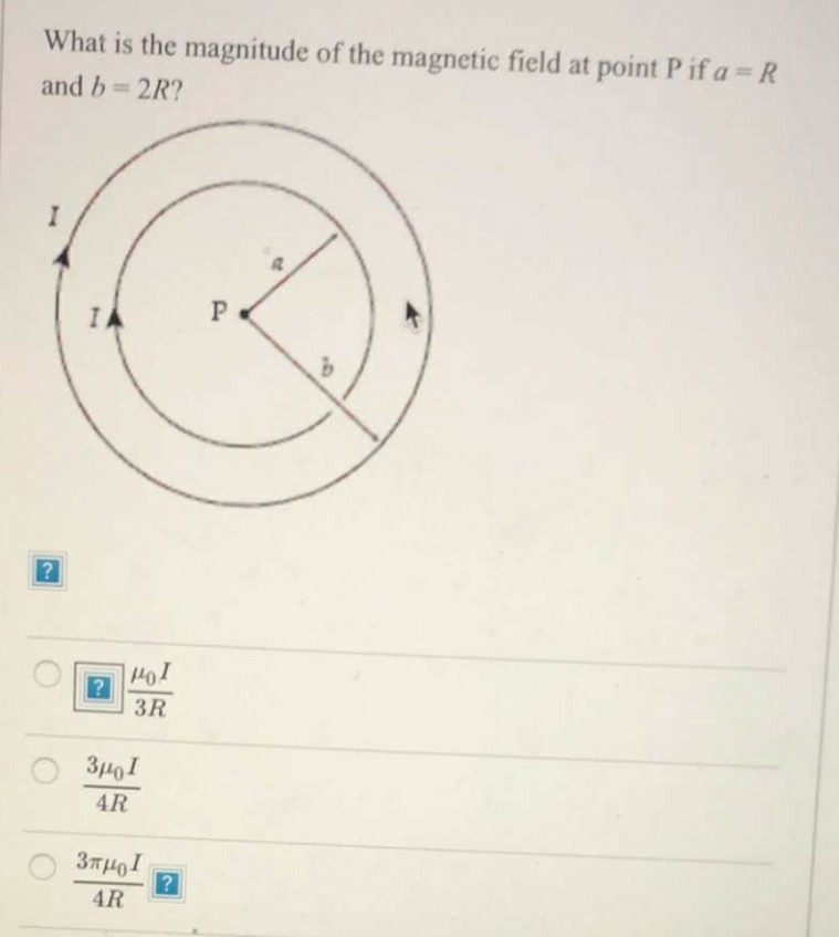 Solved What is the magnitude of the magnetic field at point | Chegg.com