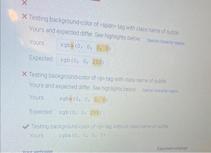 Solved Set backgroundcolor to blue for all elements with