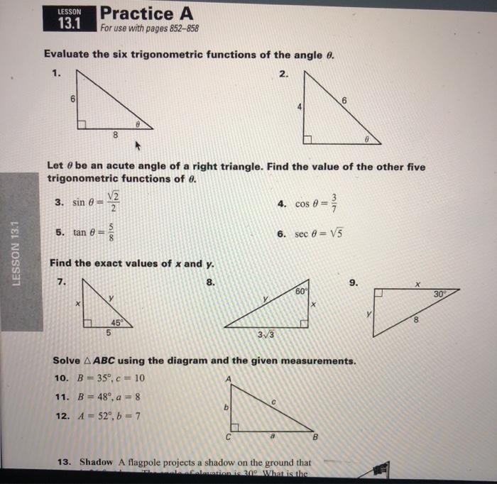 8 5 additional practice problem solving with trigonometry