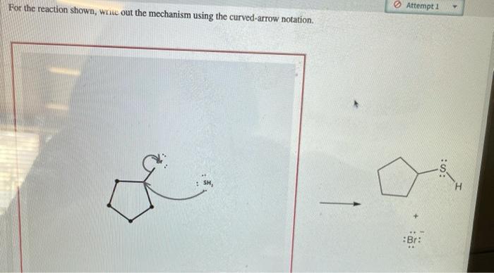 Solved For the reaction shown, write out the mechanism using | Chegg.com