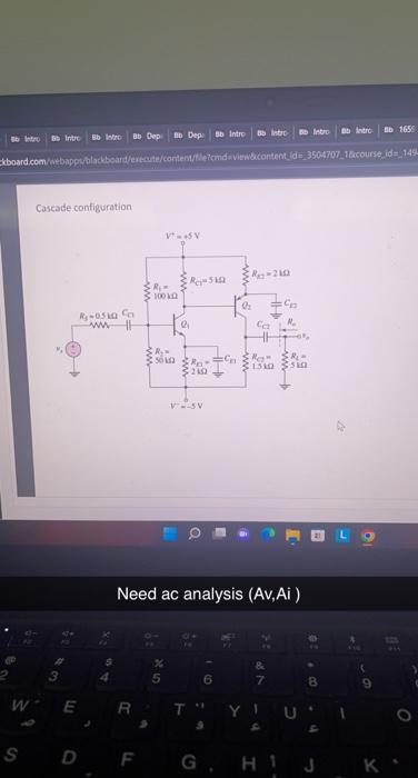 Solved Cascade Configuration | Chegg.com