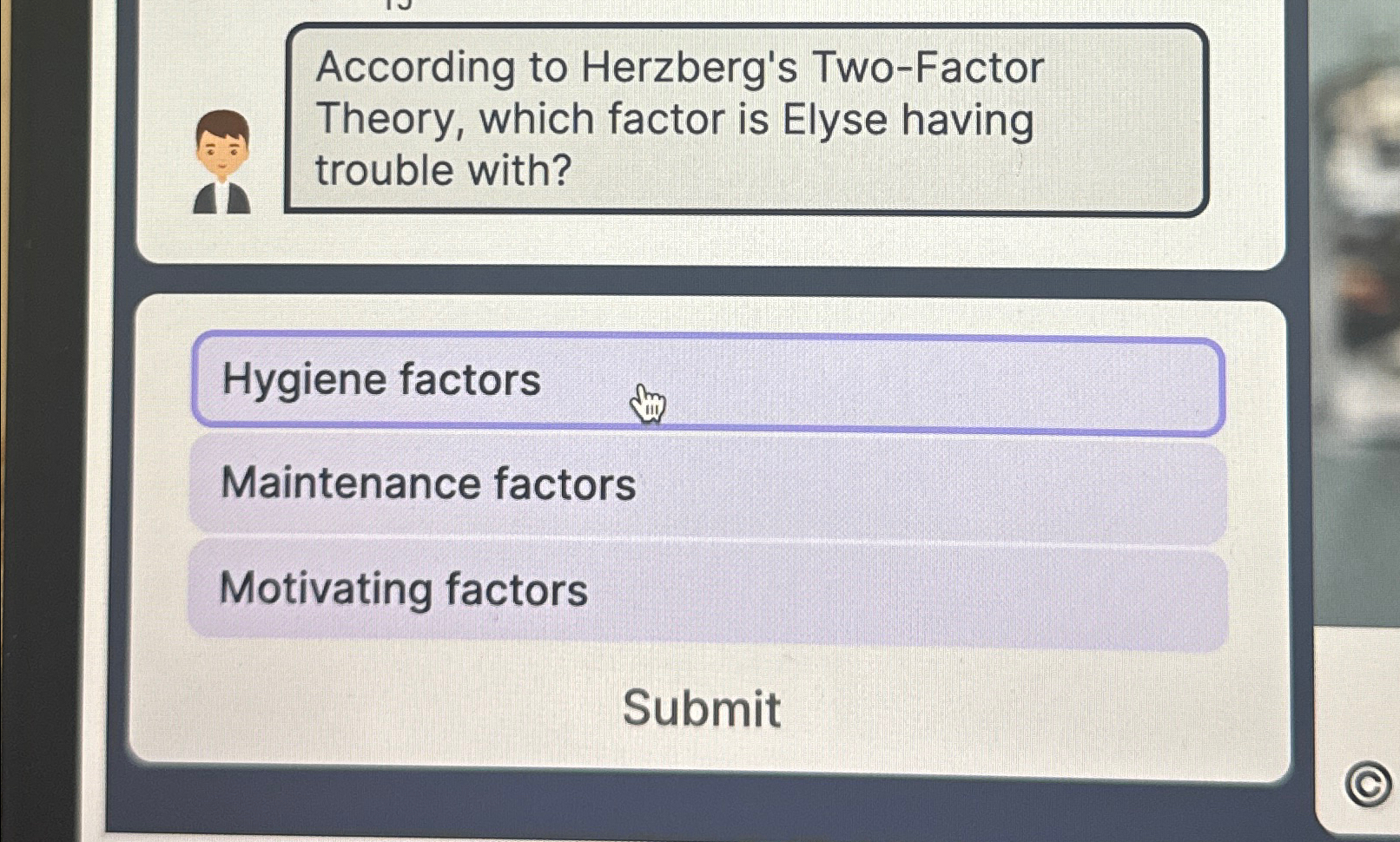 Solved According To Herzberg's Two-Factor Theory, Which | Chegg.com