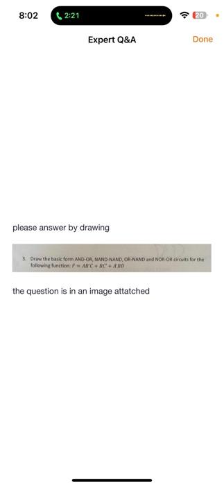 Solved please answer by drawing 3. Draw the basic form | Chegg.com