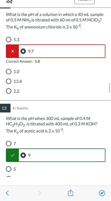 Solved Please help with these 3 pH questions. I have no idea | Chegg.com