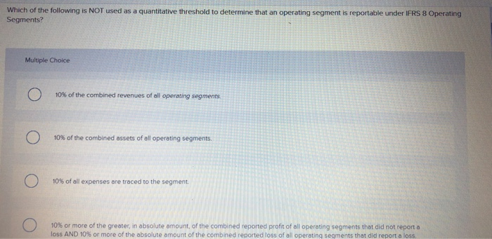 Solved Which Of The Following Is NOT Used As A Quantitative Chegg