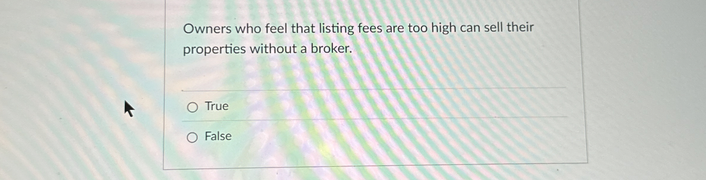 Solved Owners who feel that listing fees are too high can