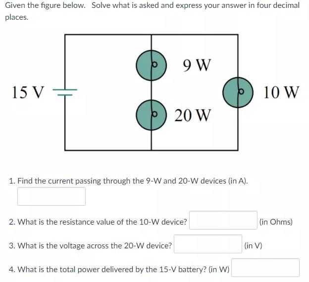 Solved Given the figure below. Solve what is asked and | Chegg.com
