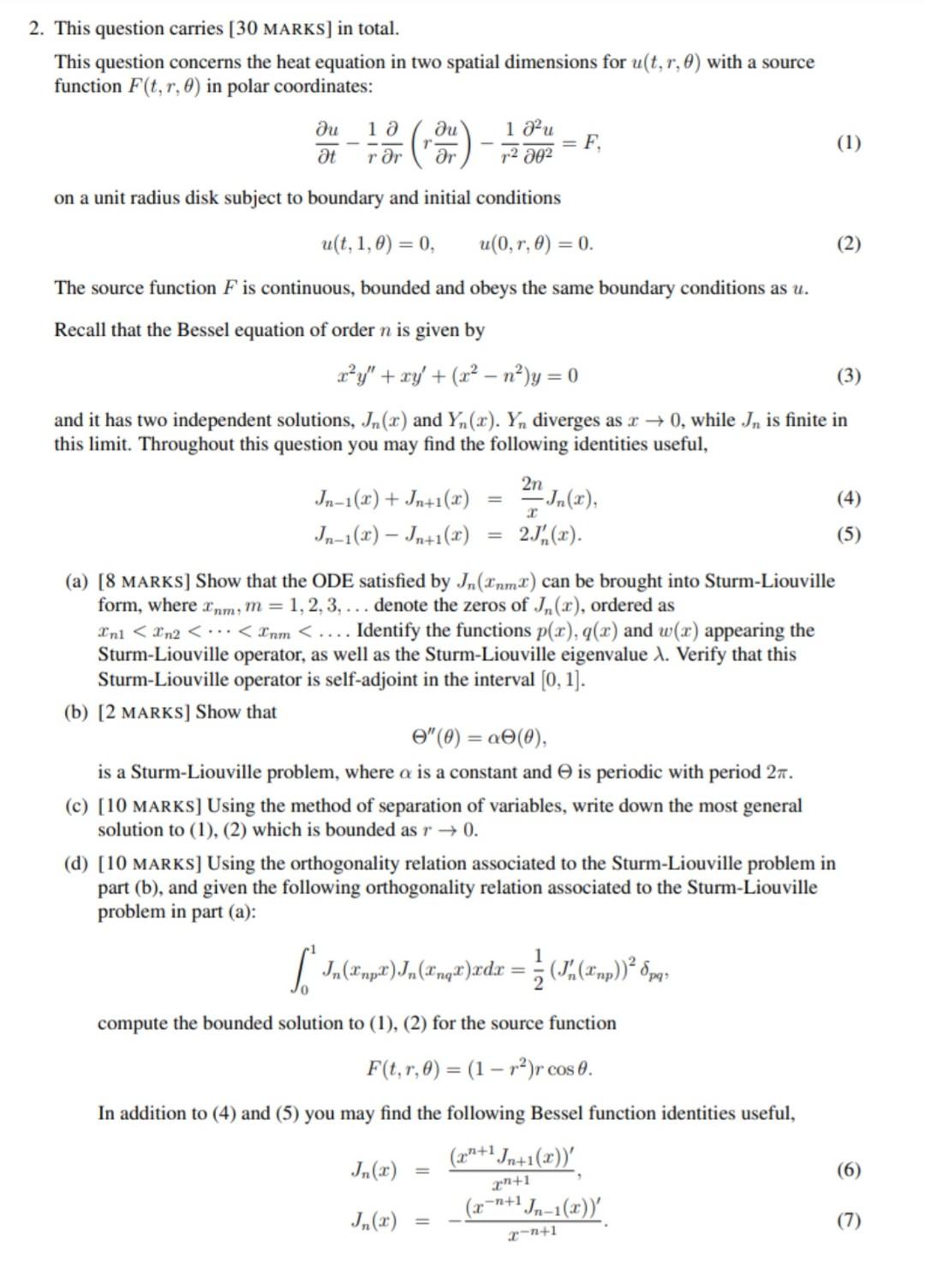 Solved 2. This question carries [30 MARKS] in total. This | Chegg.com