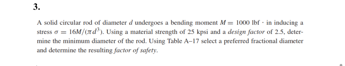 Solved A solid circular rod of diameter d ﻿undergoes a | Chegg.com