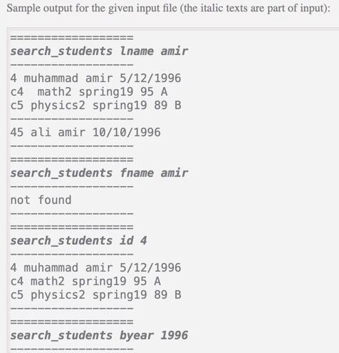 In this Assignment you will develop a file I/O based | Chegg.com