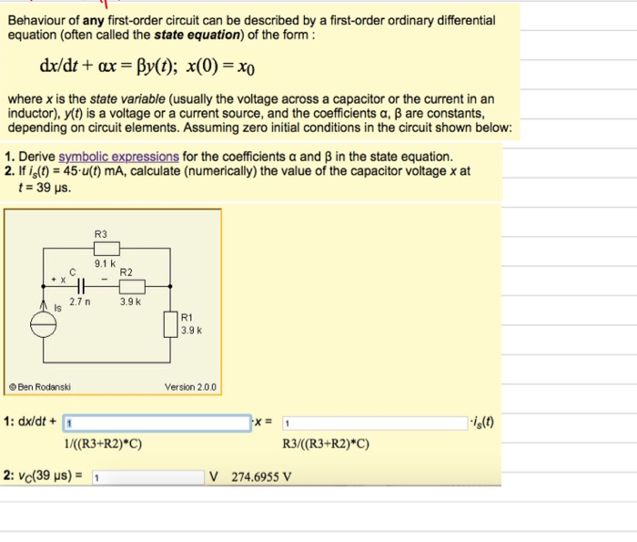 Solved Oces 1 Derive Symbolic Expressions For The Coef Chegg Com