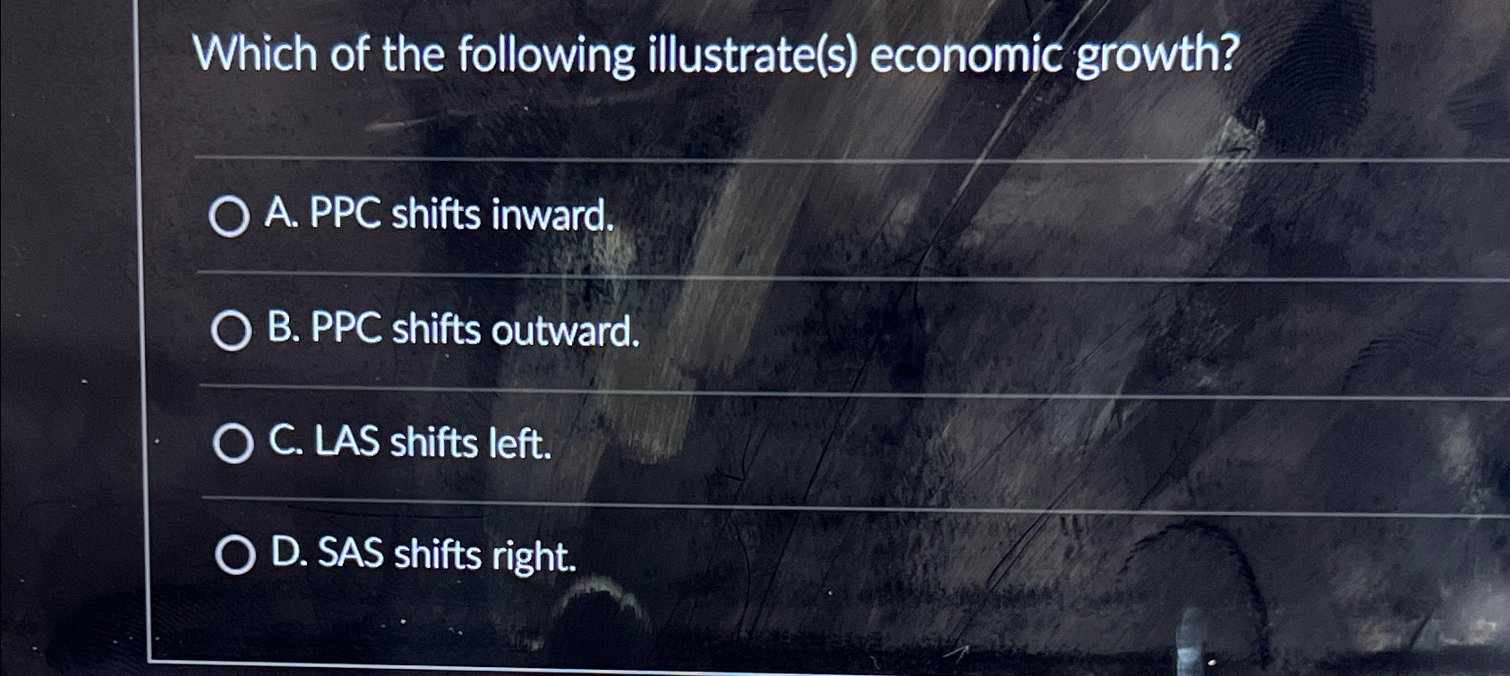 Solved Which of the following illustrate(s) ﻿economic | Chegg.com