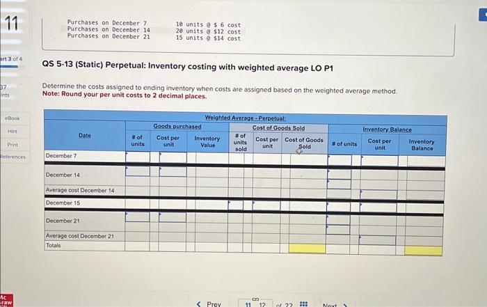 Solved determine the cost of Santa ending inventory when | Chegg.com