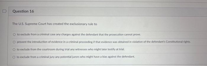 The exclusionary rule developed out hot sale of which supreme court case