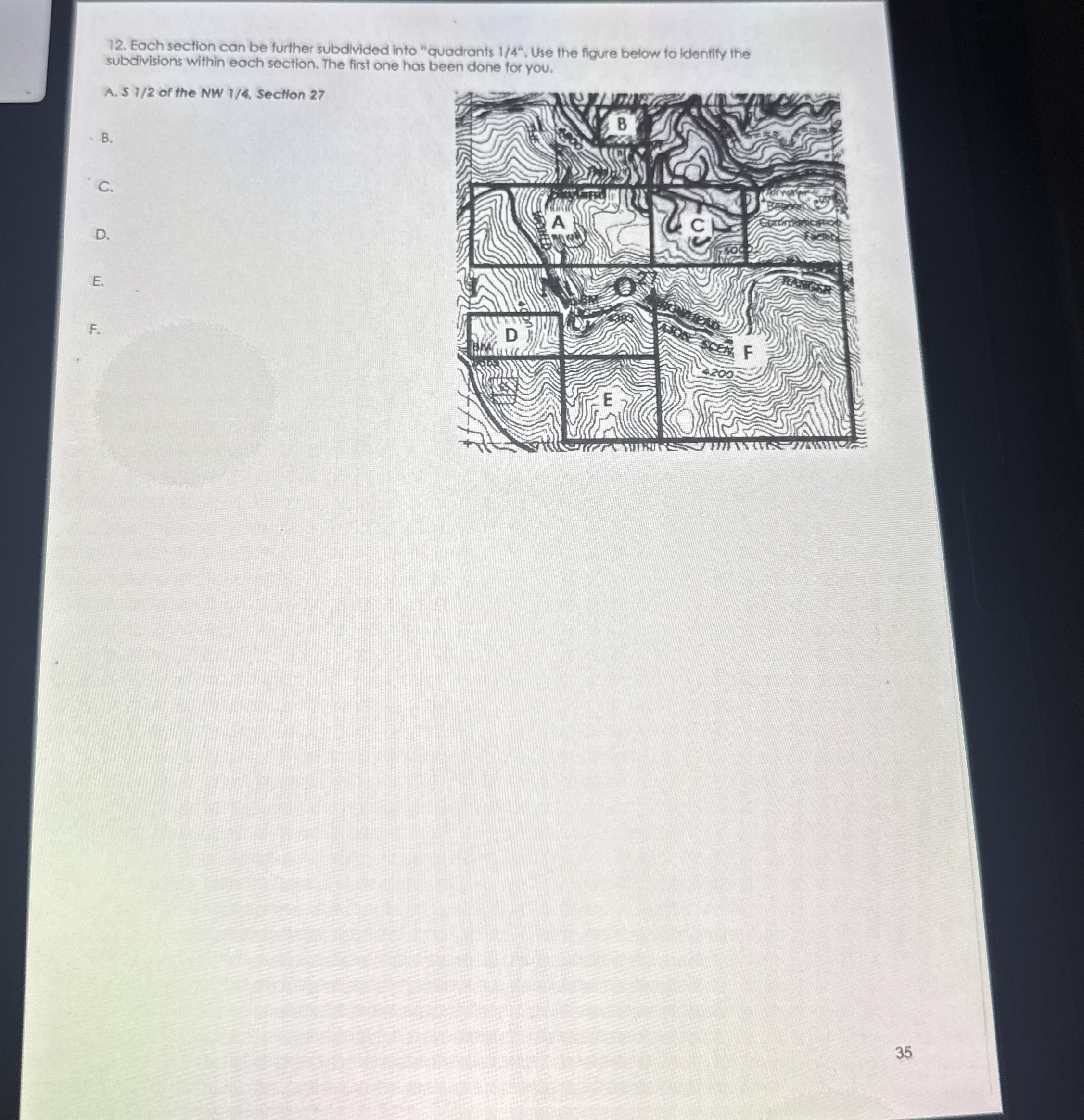 Solved Each section can be further subdivided into | Chegg.com