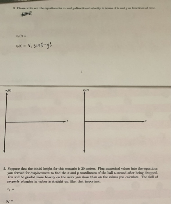Solved 3. Please write out the equations for - and | Chegg.com