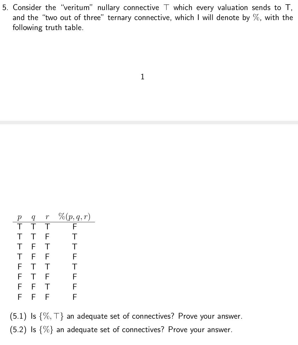 Solved 5. Consider the 