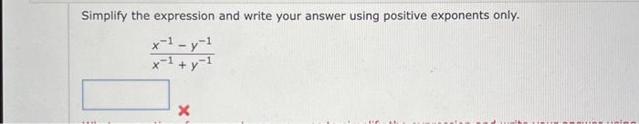 Solved Simplify the expression and write your answer using | Chegg.com