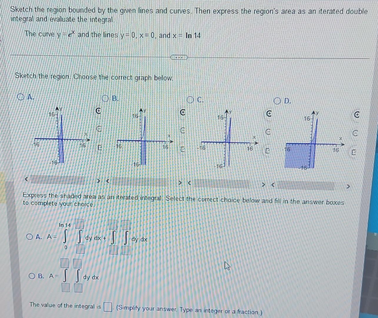 Solved Sketch the region bounded by the given lines and | Chegg.com