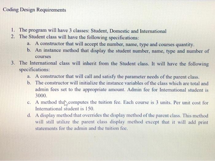 Solved Create the Python program based on the instructions | Chegg.com